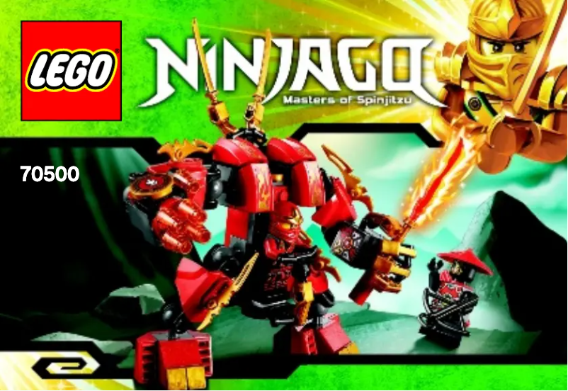 Page n°1 - Manuel utilisateur Lego Kai's Fire Mech