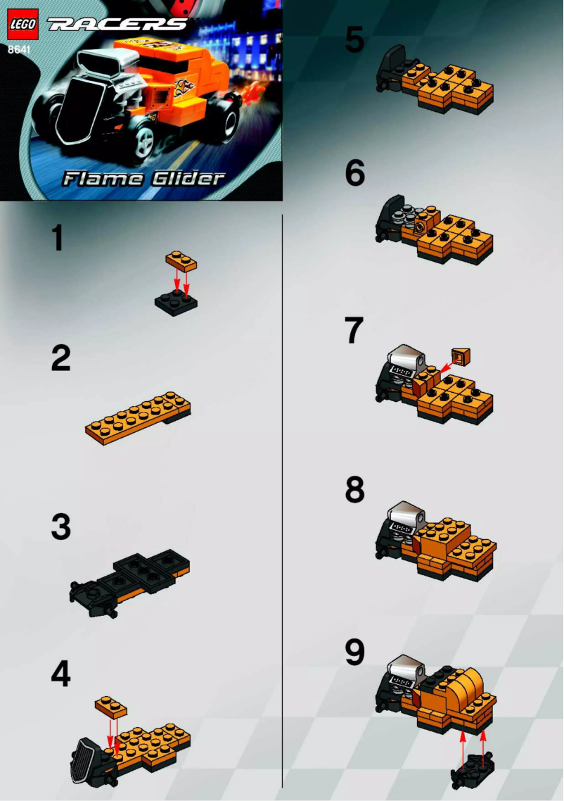 Página 1 del manual Manual de usuario Lego Racers 8641