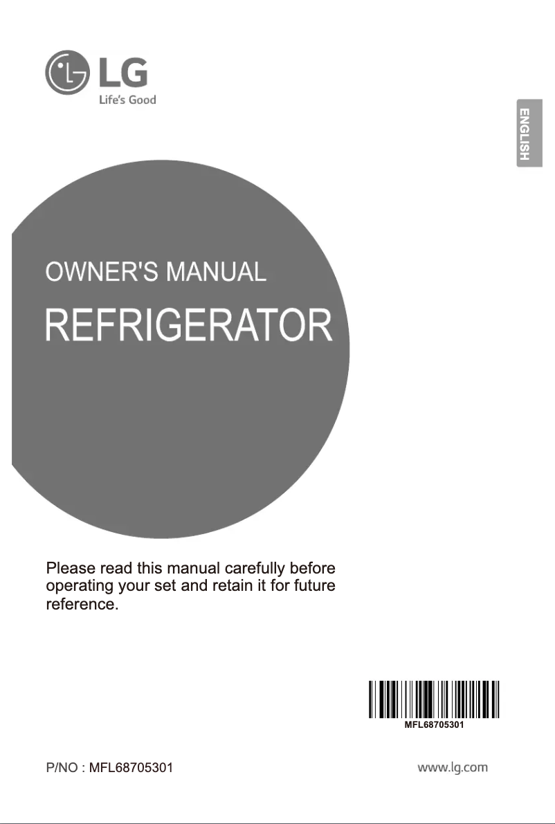 Image de la première page du manuel de l'appareil GL-B282SLCK