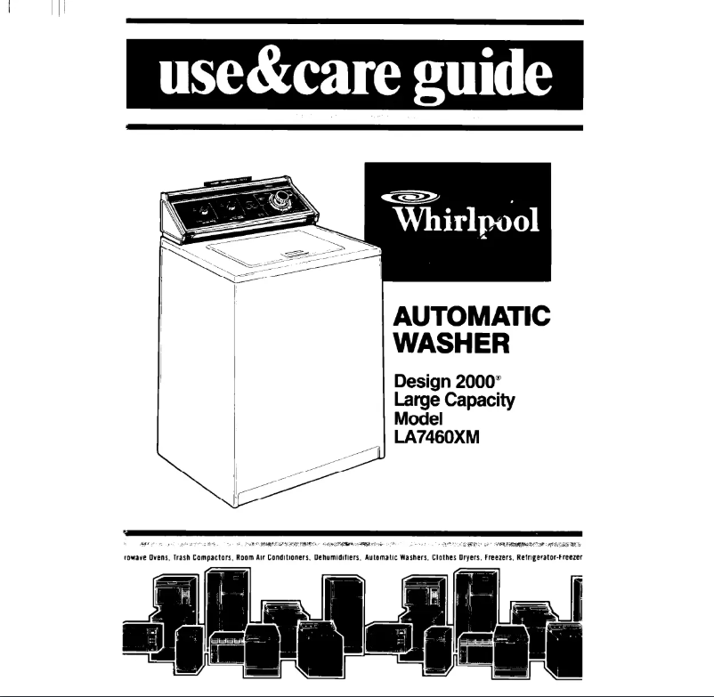 Page n°1 - Manuel utilisateur Whirlpool LA7460XM