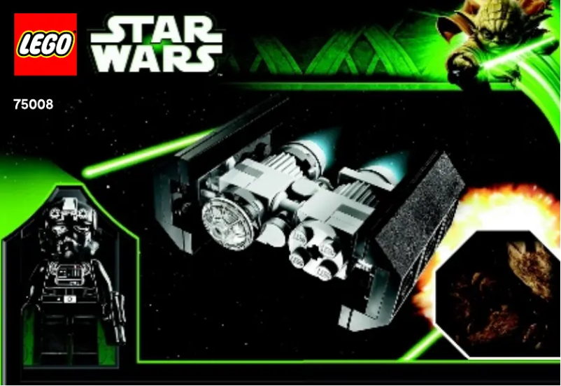 Image de la première page du manuel de l'appareil TIE Bomber (TM) & Asteroid Field