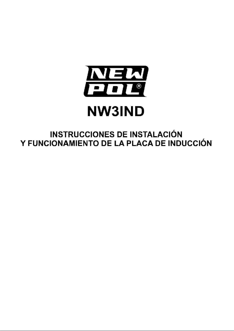 Page n°1 - Manuel utilisateur New Pol NW3IND