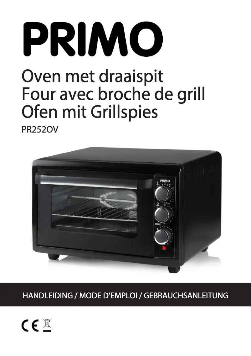 Image de la première page du manuel de l'appareil PR252OV