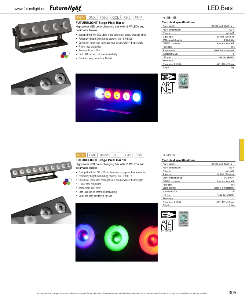 Page n°1 - Catalogue Futurelight Stage Pixel Bar 5