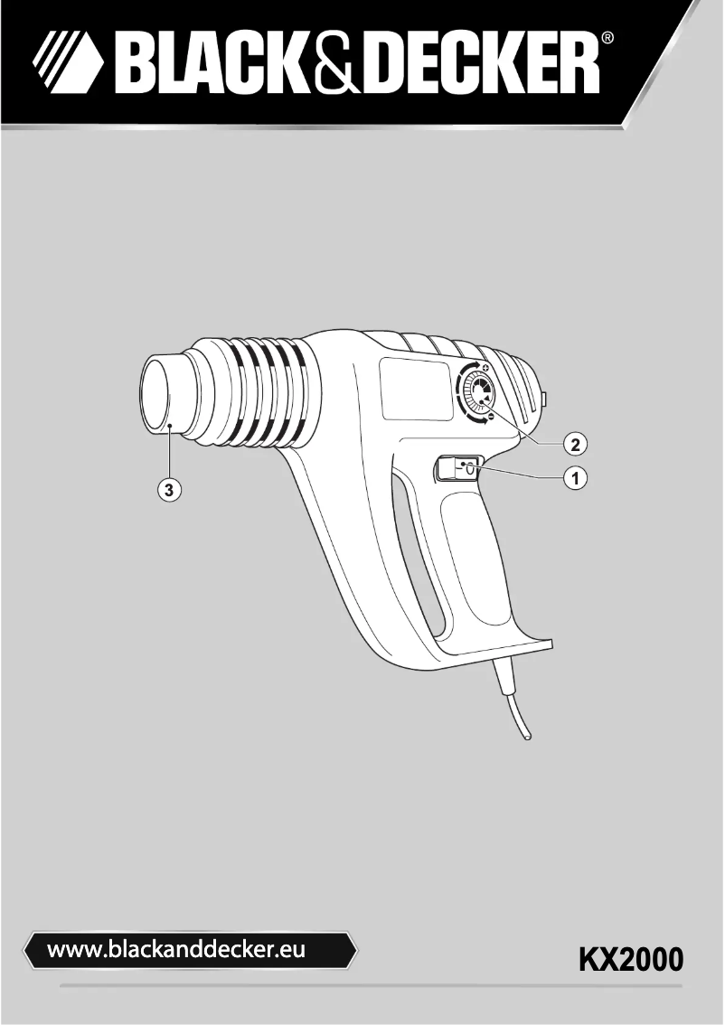 Imagen de la primera página del manual del dispositivo KX2000K