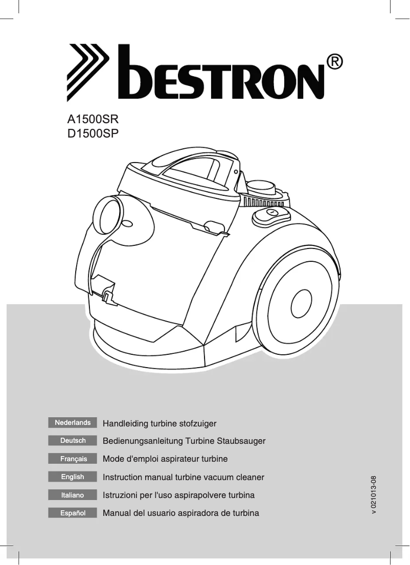 Page 1 de la notice Manuel utilisateur Bestron A1500SR