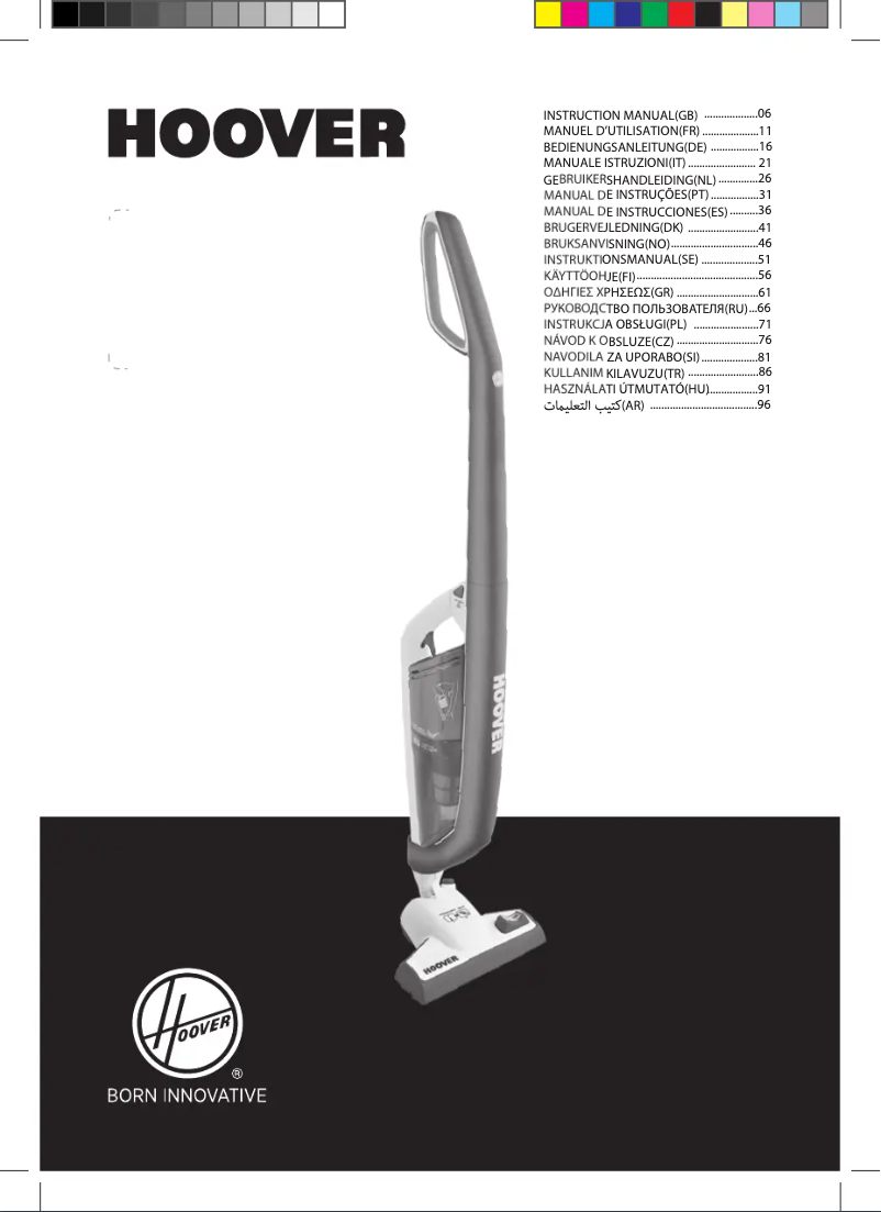 Page 1 de la notice Manuel utilisateur Hoover FJ120RW2 011