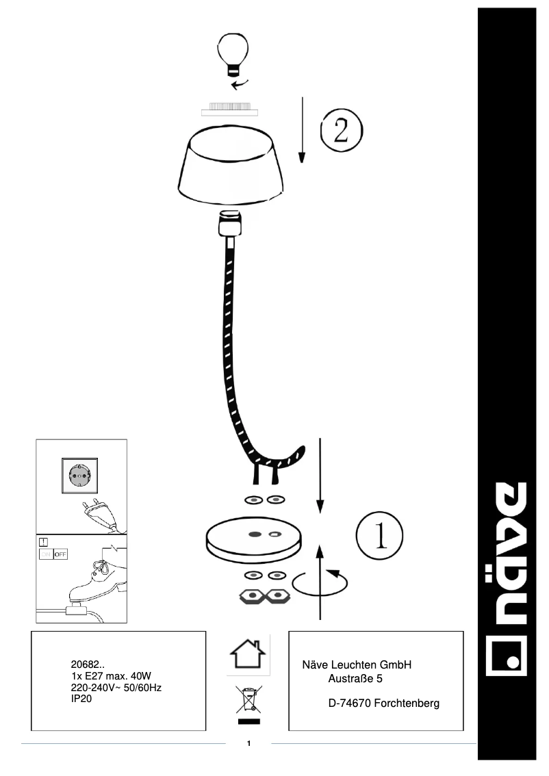 Página 1 del manual Manual de usuario Näve Rope