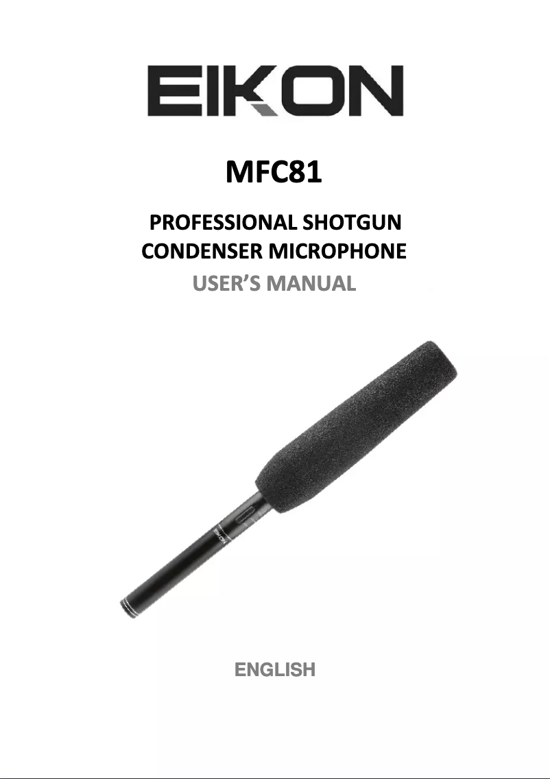 Página 1 del manual Manual de usuario Eikon MFC81