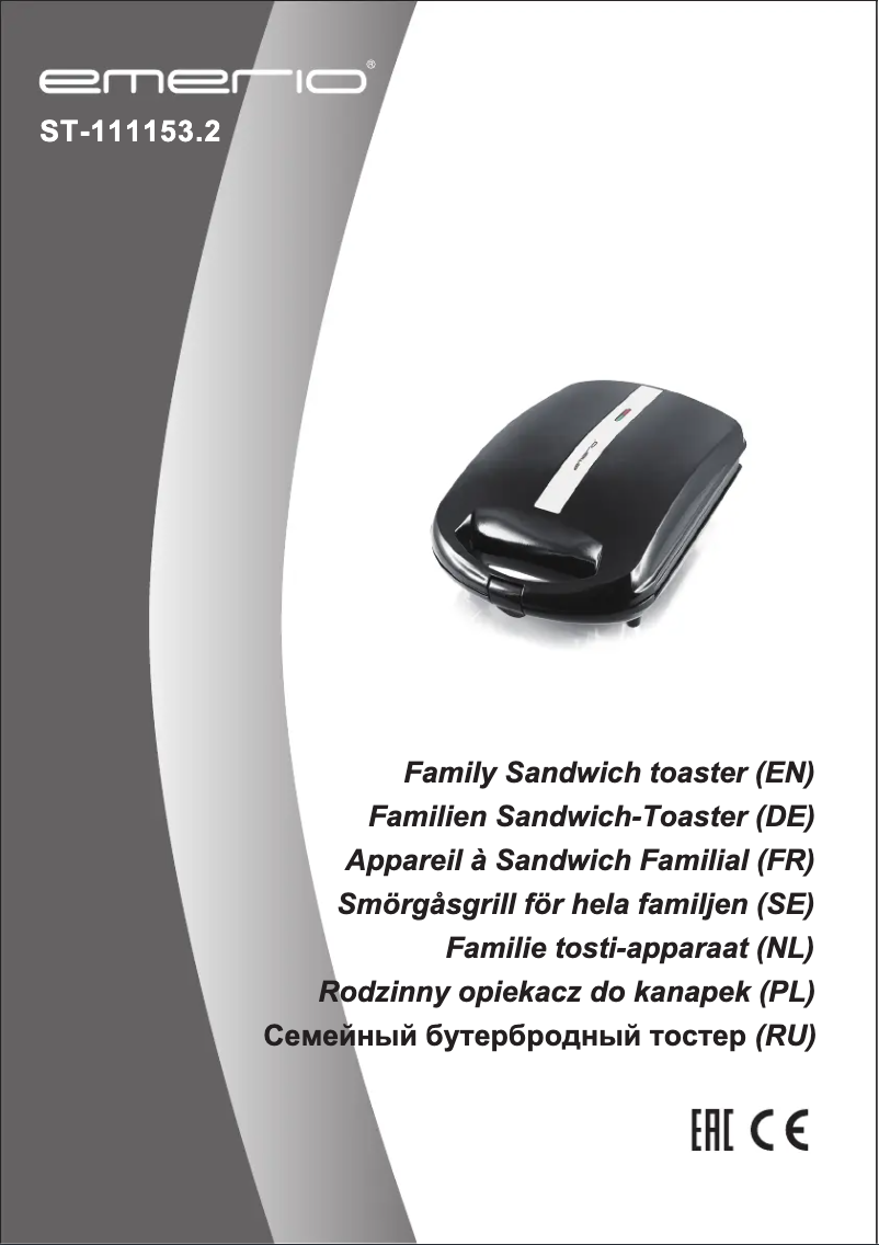 Page n°1 - Manuel utilisateur Emerio ST-111153.2