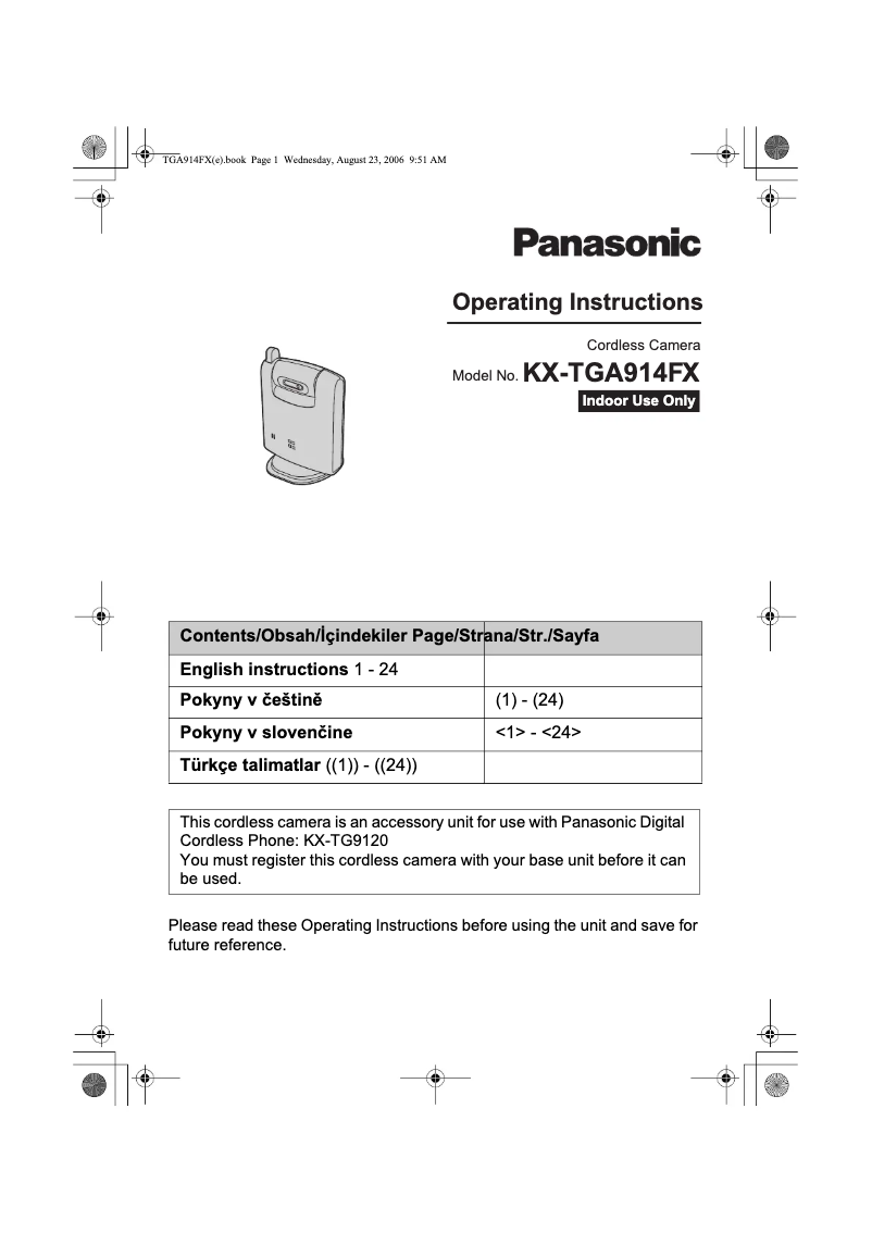 Página 1 del manual Manual de usuario Panasonic KX-TGA914FX