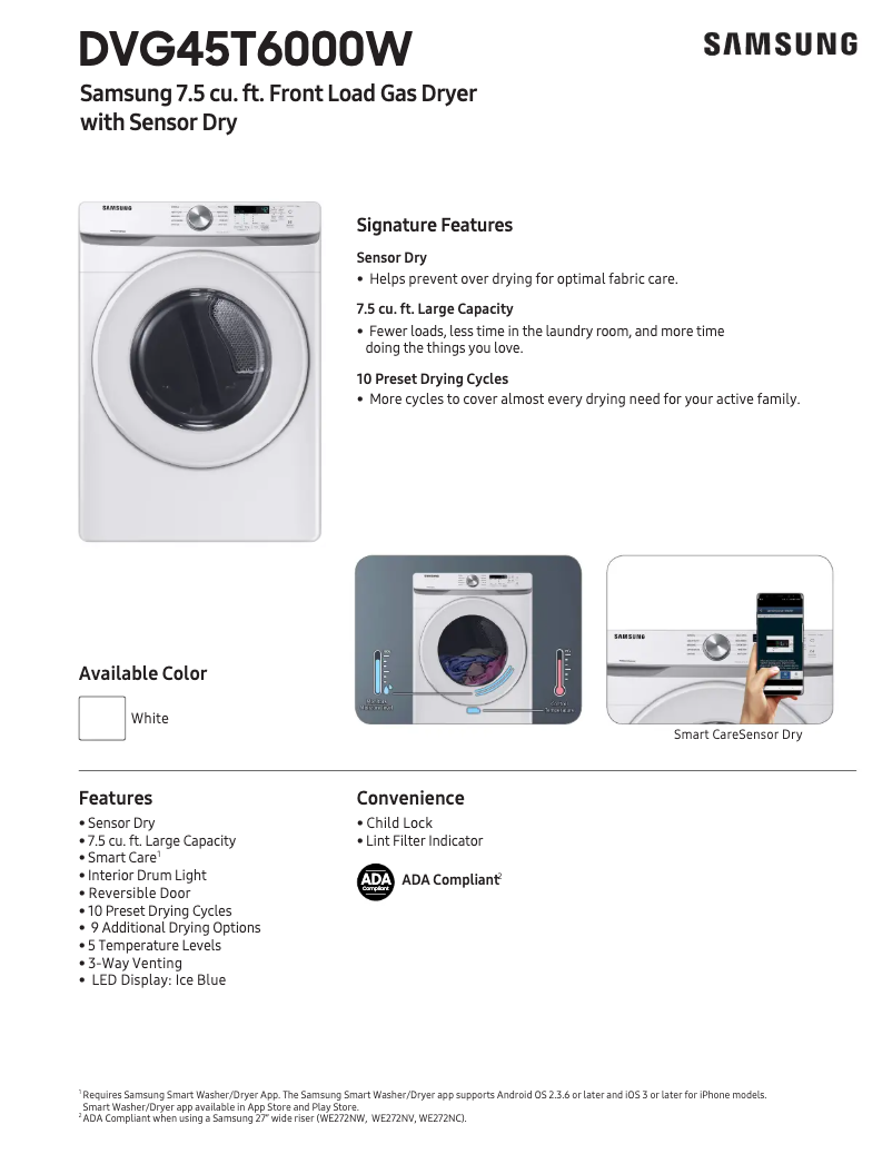 Image de la première page du manuel de l'appareil DVG45T6000W/A3