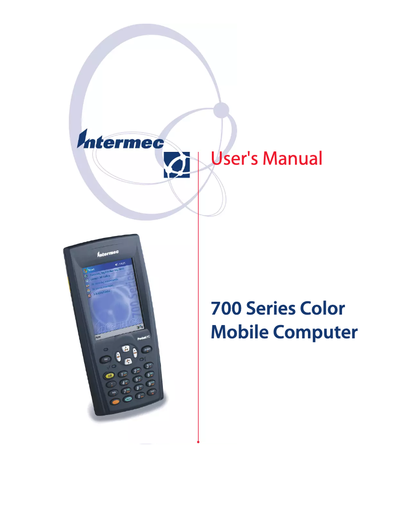 Page n°1 - Manuel utilisateur Intermec 700 Color
