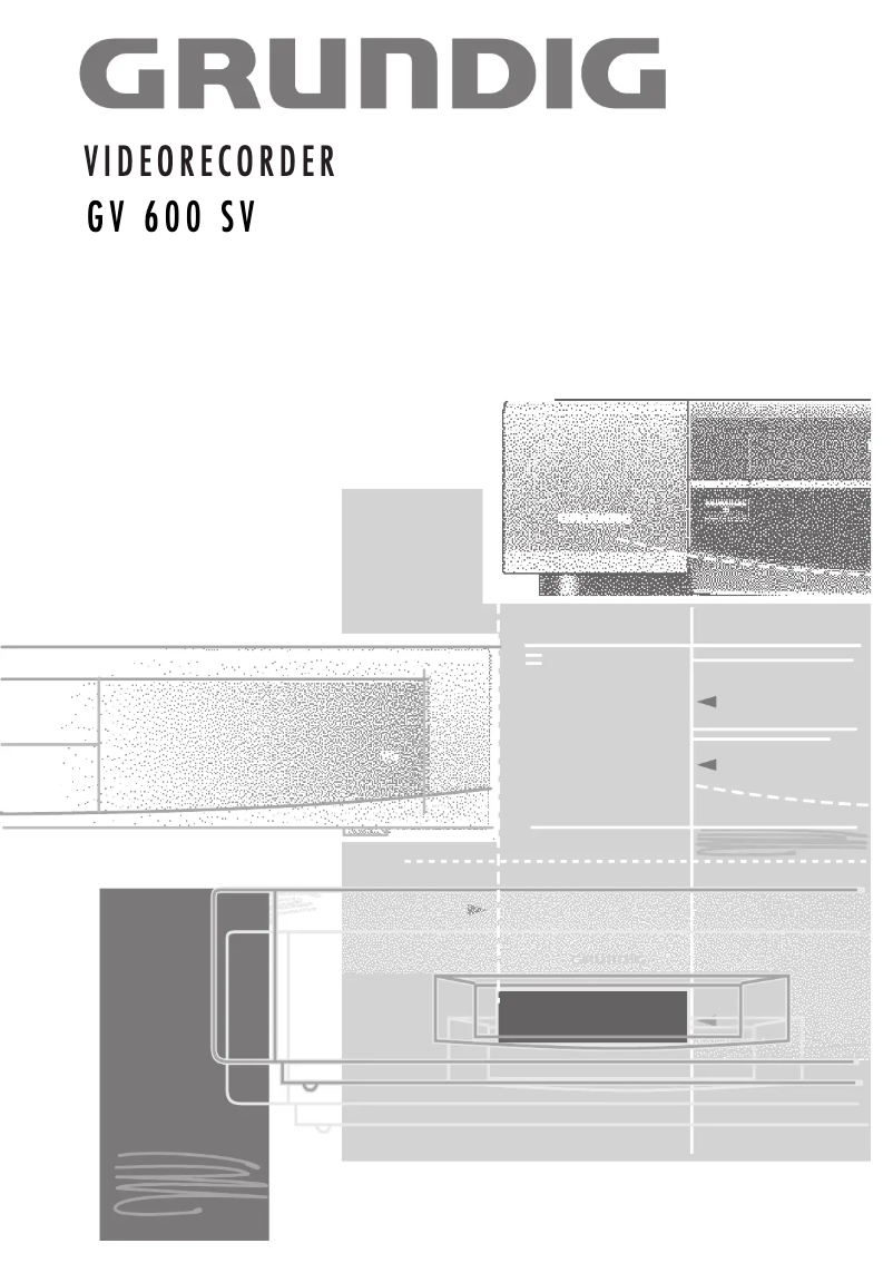Image de la première page du manuel de l'appareil GV 600