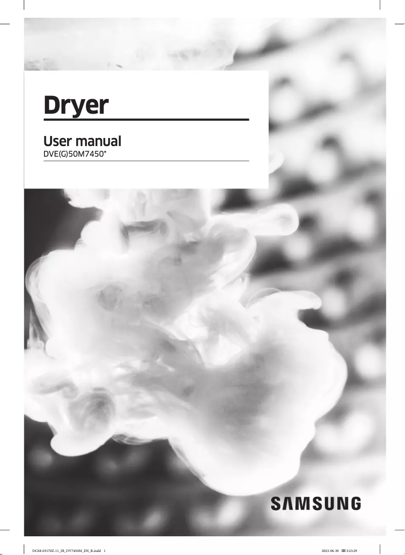 Page 1 de la notice Manuel utilisateur Samsung DVG50M7450W