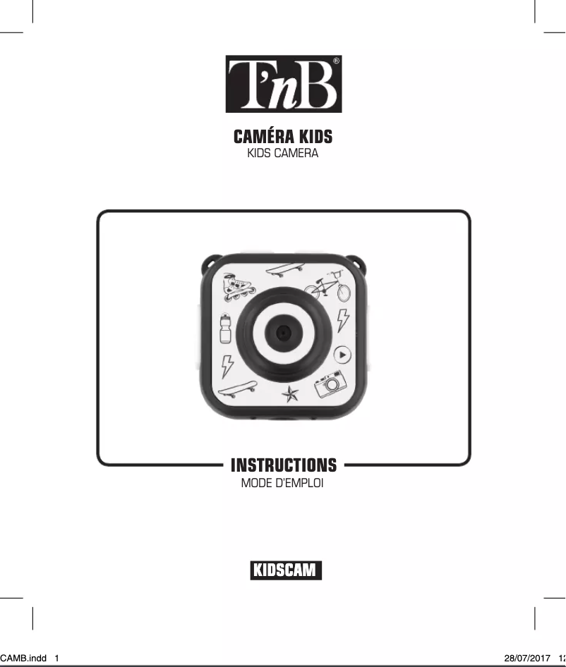 Page n°1 - Manuel utilisateur T'nB KIDSCAM