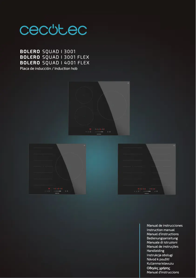 Image de la première page du manuel de l'appareil Bolero Squad I 3001