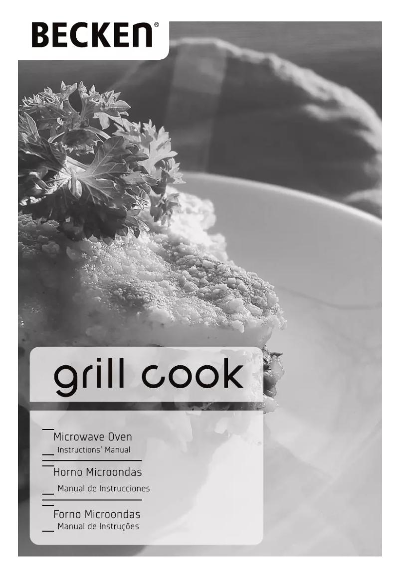 Imagen de la primera página del manual del dispositivo Grill Cook