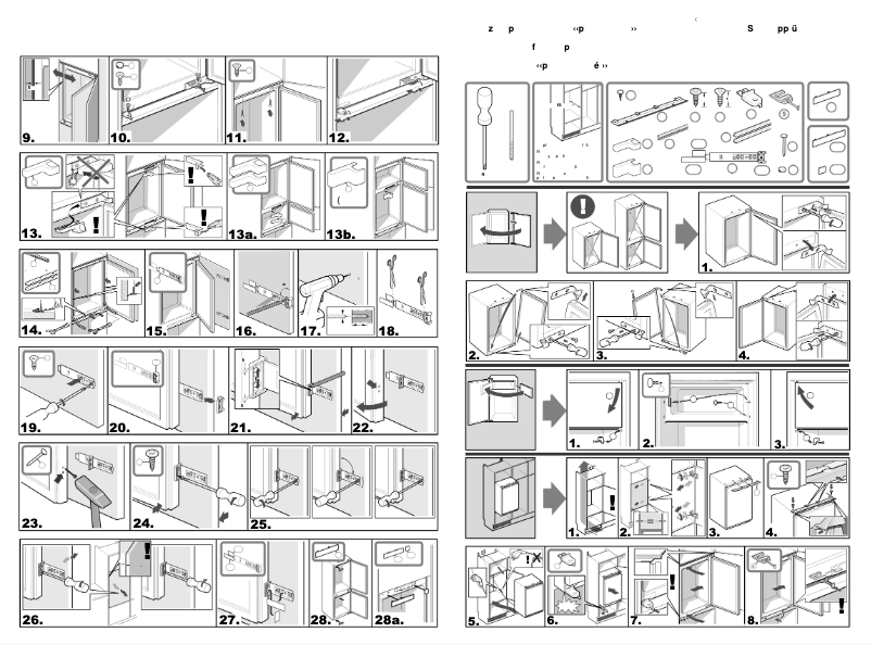 Page 1 de la notice Guide d'installation Bosch KIL18V00FF