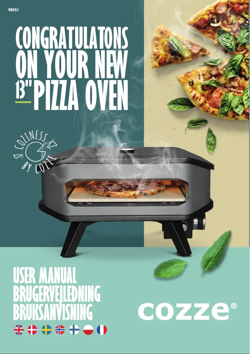 Page 1 de la notice Manuel utilisateur Cozze 90351