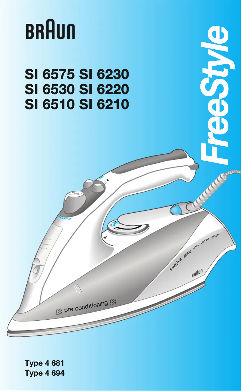 Image de la première page du manuel de l'appareil FreeStyle SI 6575