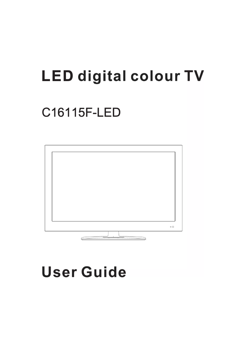 Page 1 de la notice Manuel utilisateur Cello C16115F