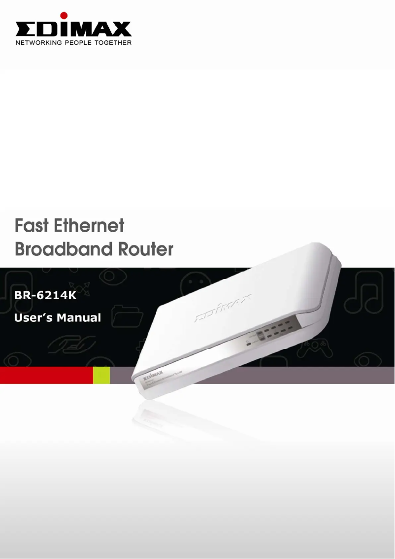 Page 1 de la notice Mode d'emploi Edimax BR-6214K
