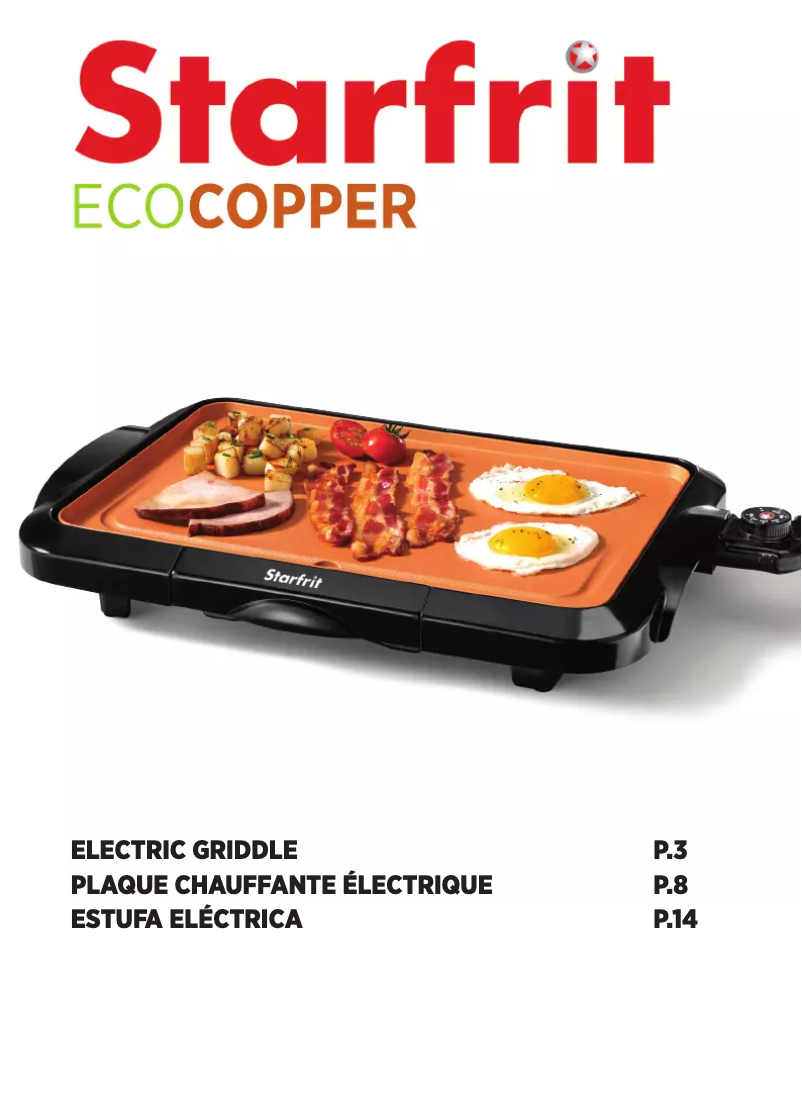 Page n°1 - Manuel utilisateur Starfrit 024412-004-0000