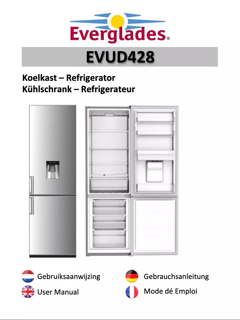 Page 1 de la notice Manuel utilisateur Everglades EVUD428