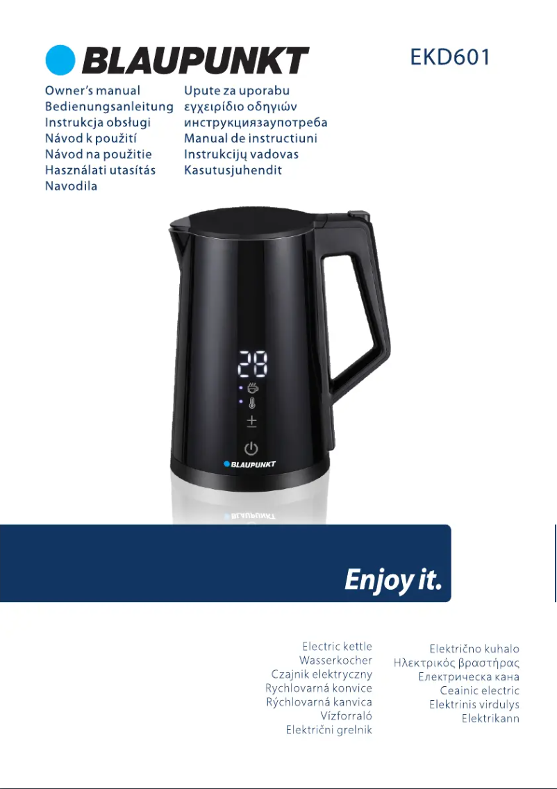 Page n°1 - Manuel utilisateur Blaupunkt EKD601