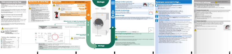 Page 1 de la notice Manuel utilisateur Bosch WTA74101FF