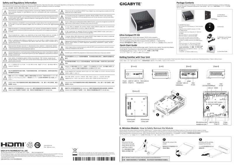 Image de la première page du manuel de l'appareil GB-BLCE-4105C