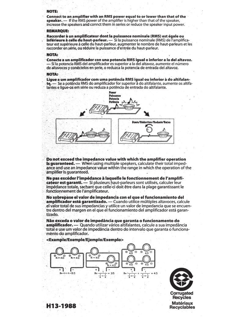 Imagen de la primera página del manual del dispositivo KFC-W12PS