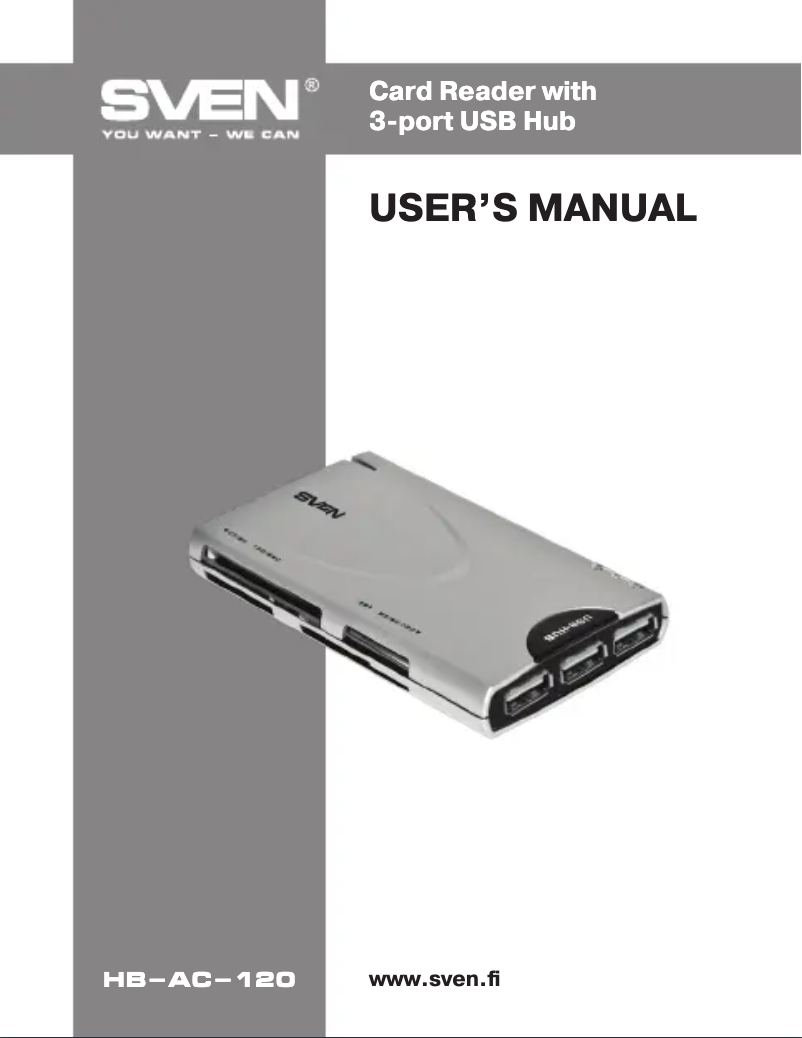 Image de la première page du manuel de l'appareil HB-AC-120