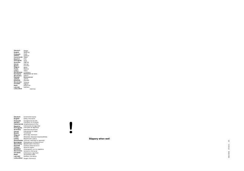 Página 1 del manual Manual de usuario Soehnle Certified Classic XL