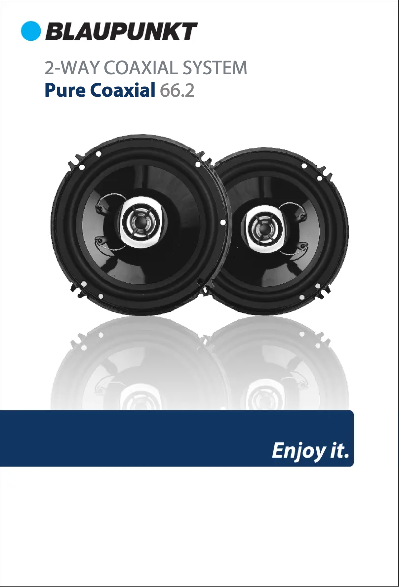 Page 1 de la notice Manuel utilisateur Blaupunkt Pure Coaxial 66.2