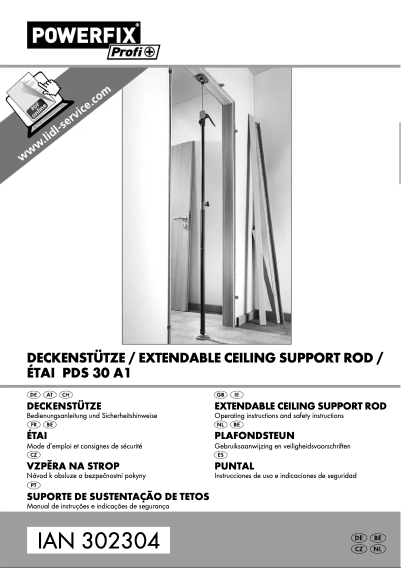 Image de la première page du manuel de l'appareil PDS 30 A1