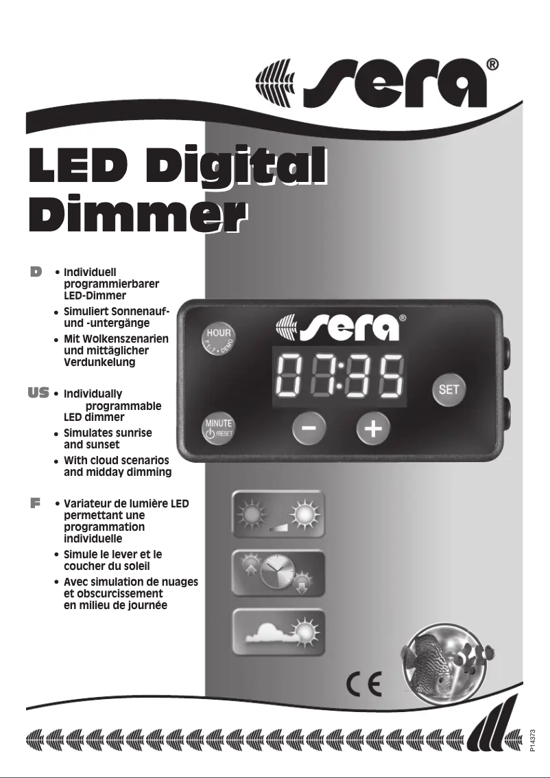 Page 1 de la notice Manuel utilisateur sera LED Digital Dimmer