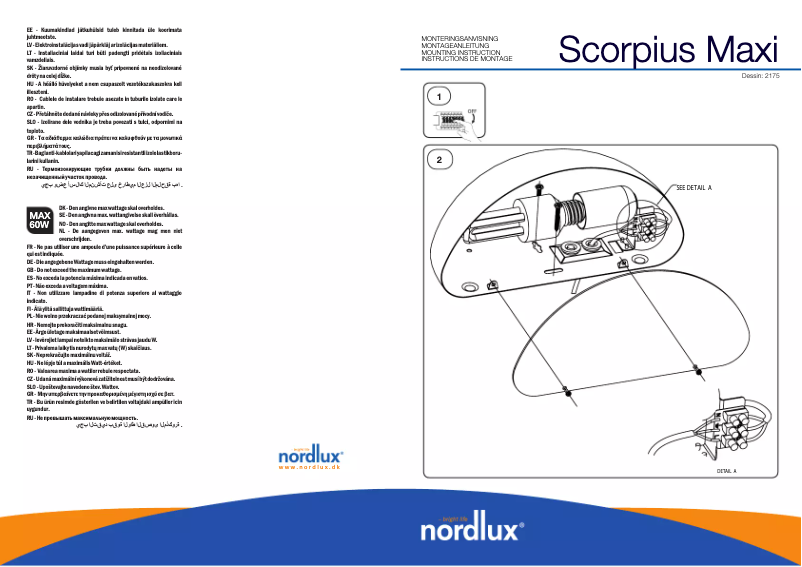 Image de la première page du manuel de l'appareil Scopius Maxi