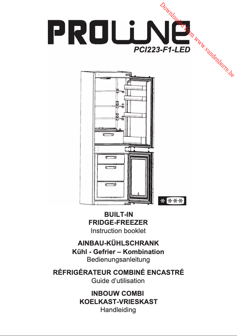 Image de la première page du manuel de l'appareil PCI223-F1-LED