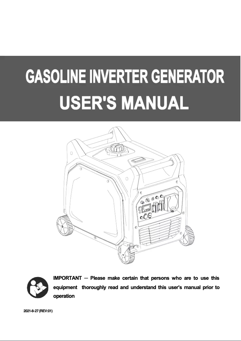 Page 1 de la notice Manuel utilisateur Gentrax GS-6500IE