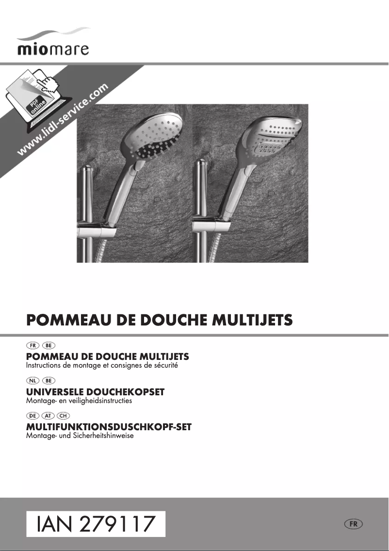Image de la première page du manuel de l'appareil IAN 279117