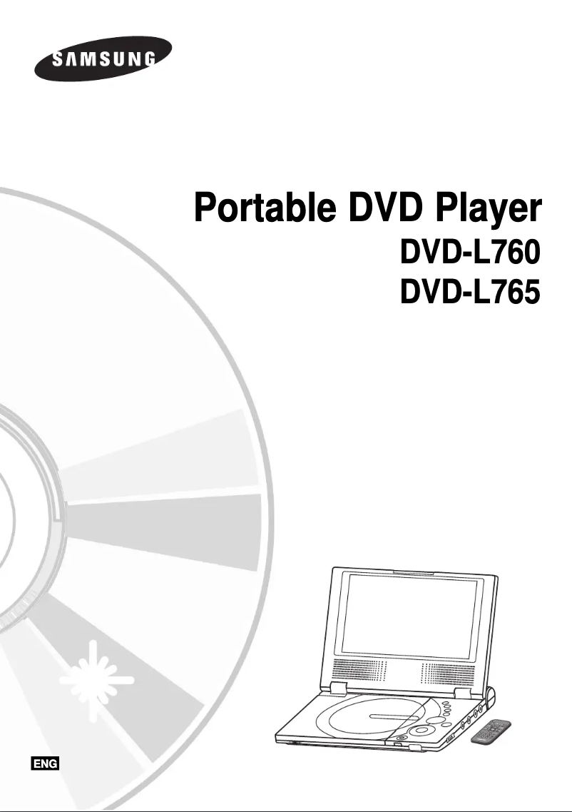 Page 1 de la notice Manuel utilisateur Samsung DVD-L760