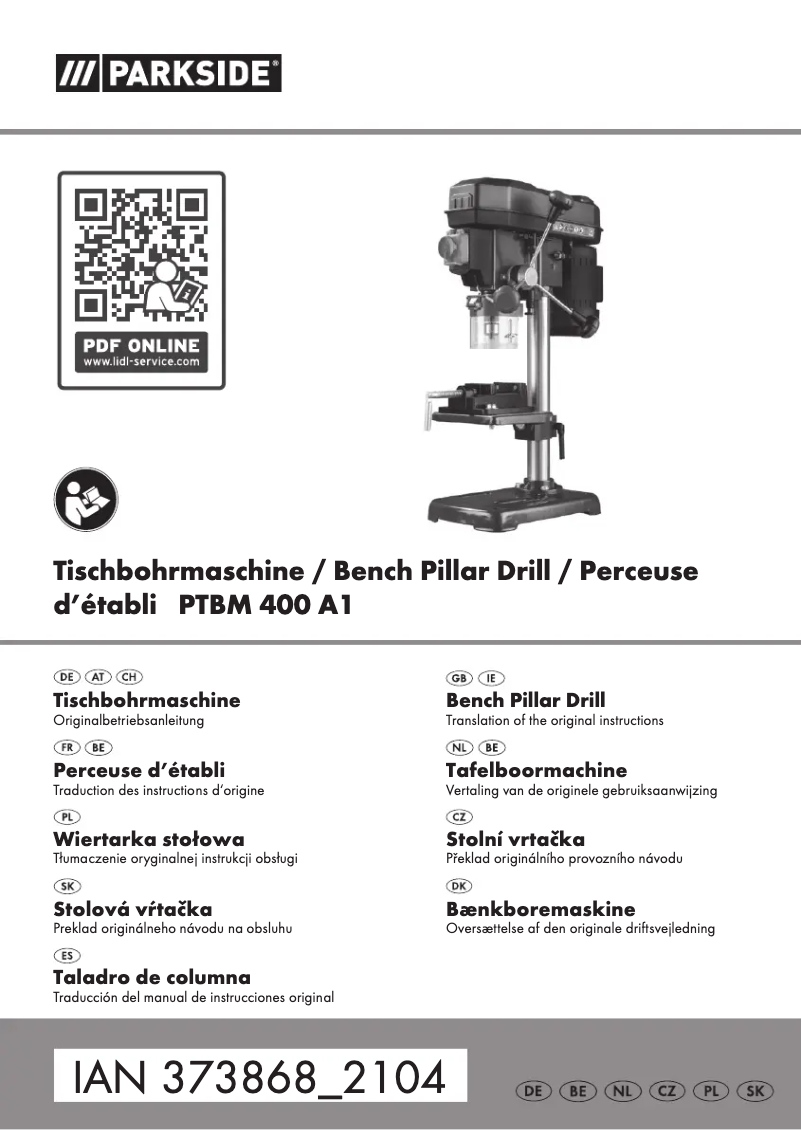 Image de la première page du manuel de l'appareil IAN 373868