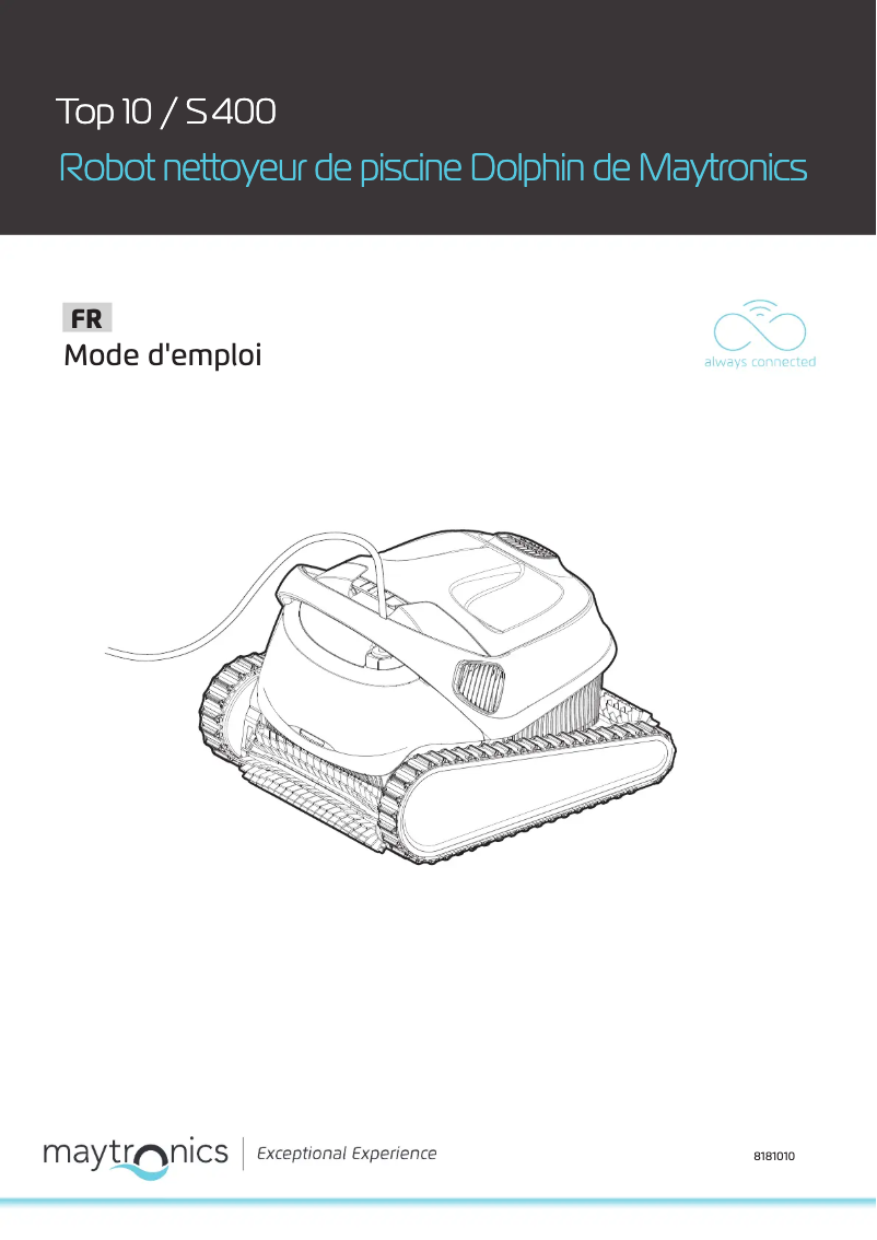 Image de la première page du manuel de l'appareil Dolphin S400