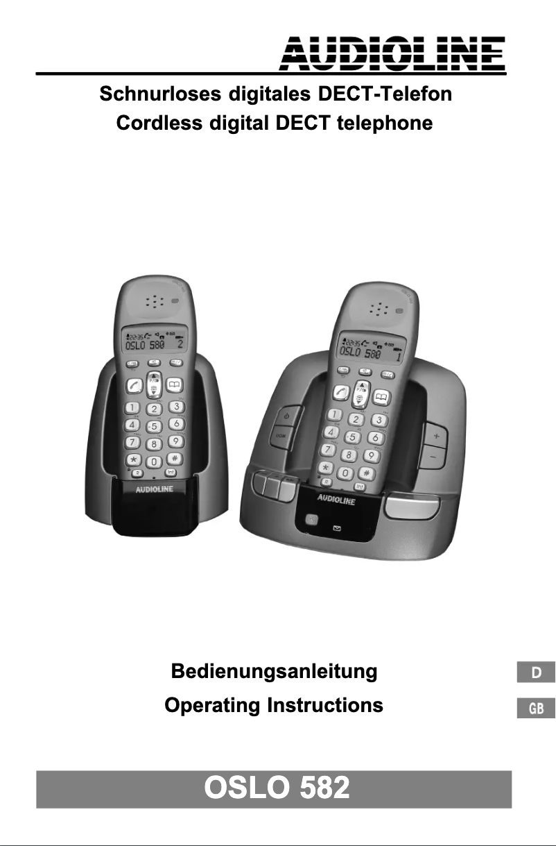 Imagen de la primera página del manual del dispositivo Oslo 582