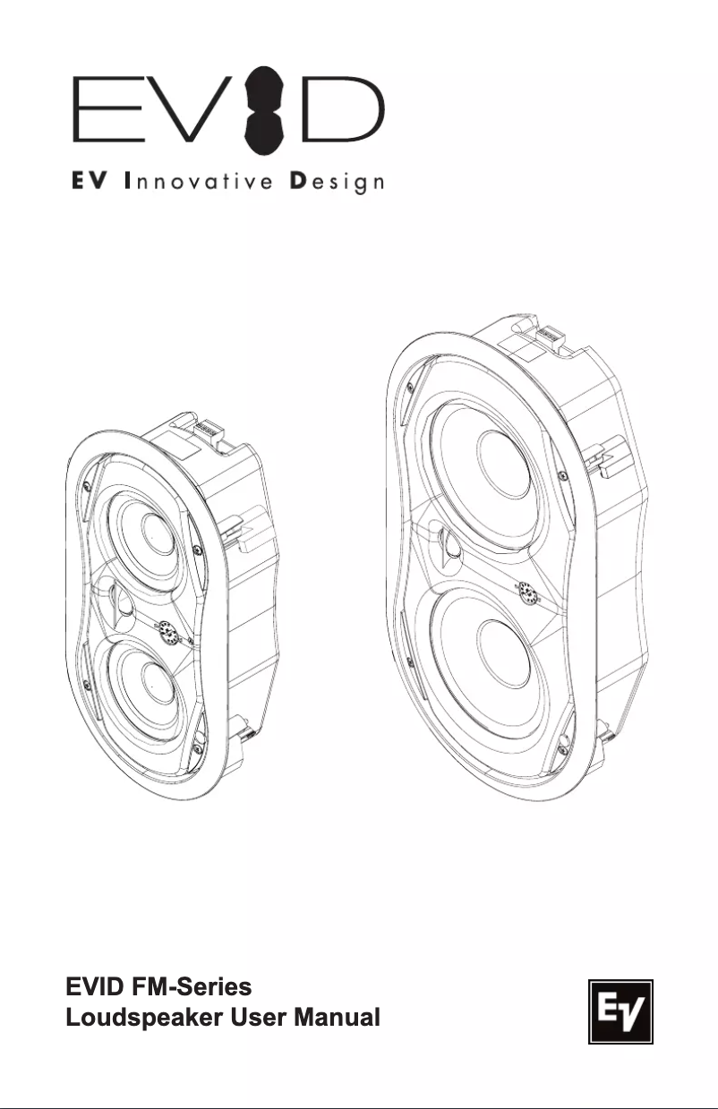 Image de la première page du manuel de l'appareil EVID FM6.2