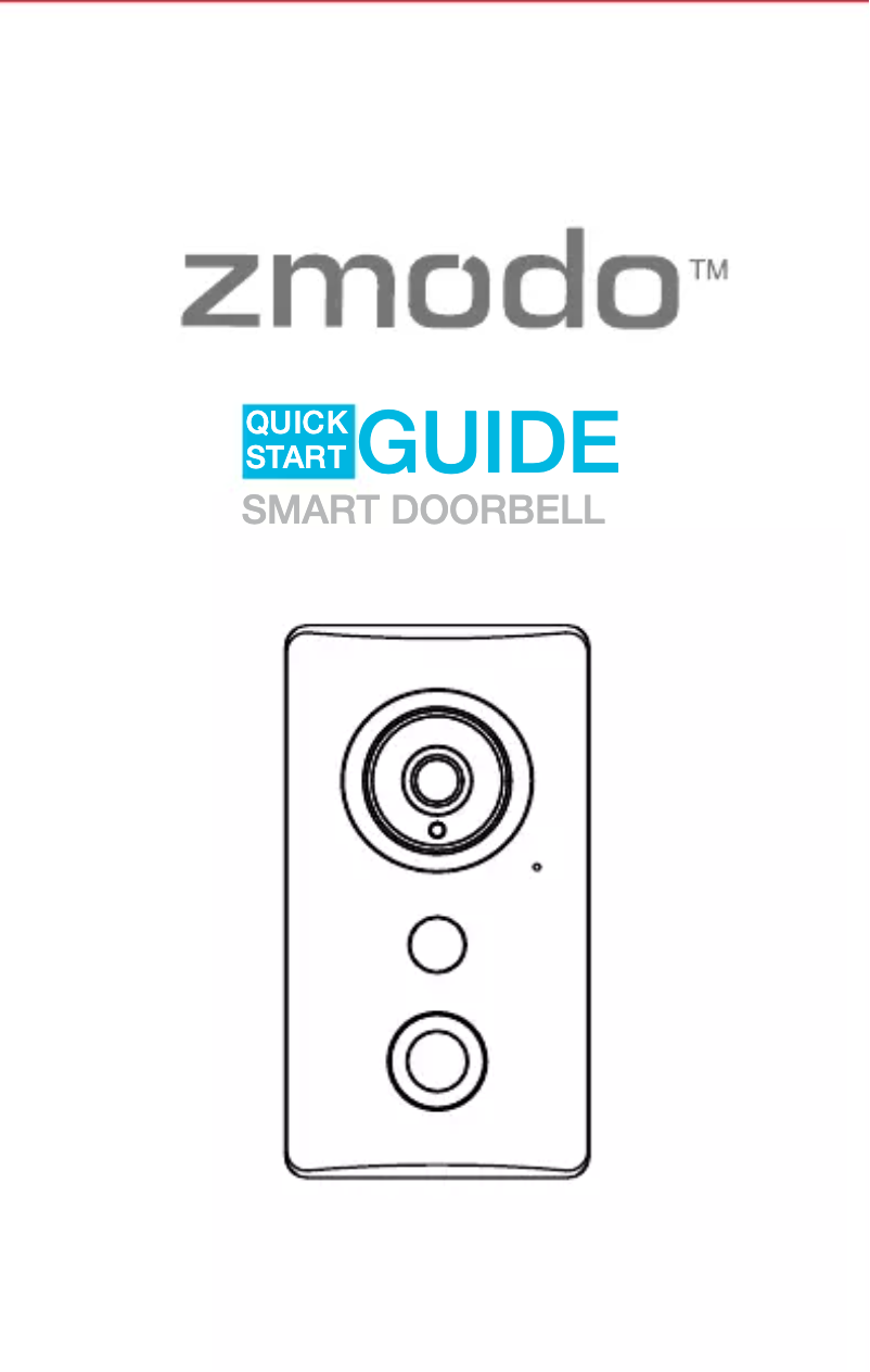 Page 1 de la notice Manuel utilisateur Zmodo Smart