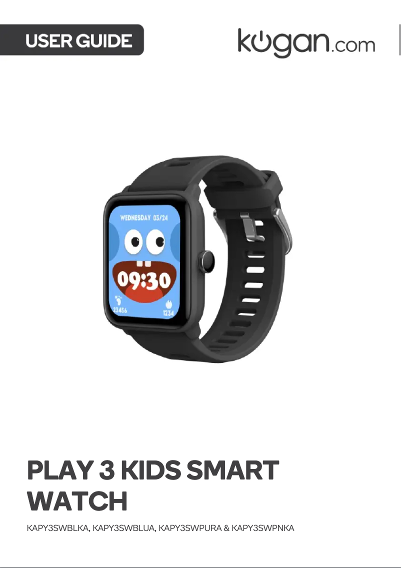 Page 1 de la notice Manuel utilisateur Kogan Play 3