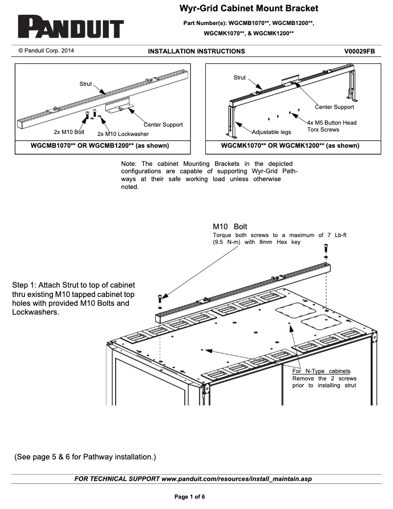 Image de la première page du manuel de l'appareil WGCMK1070BL